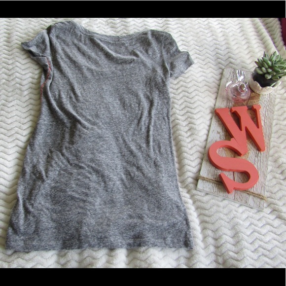 American Eagle Gray Super Soft Tee Shirt - Picture 5 of 5